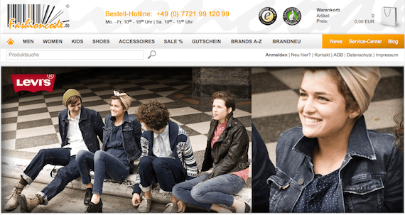 günstige Designermode bei Fashioncode.de kaufen