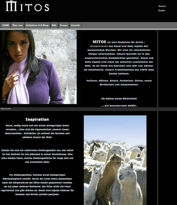 Mitos - Online Shop für Strick-Designermode