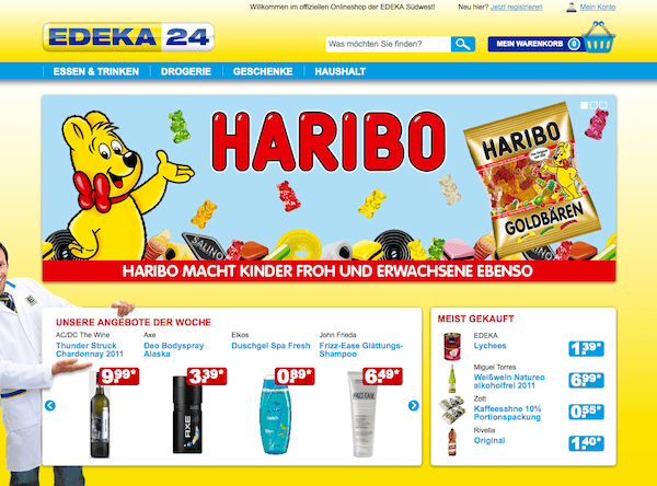 Edeka24 - Lebensmittel und Hygieneprodukte Online Shop