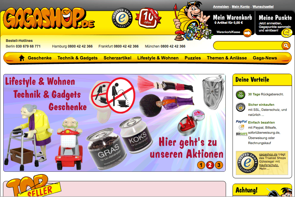 lustige Geschenke und Wohnacessoires