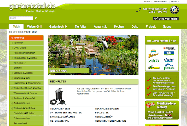 Gartentotal - Garten und Freizeit Online Shop