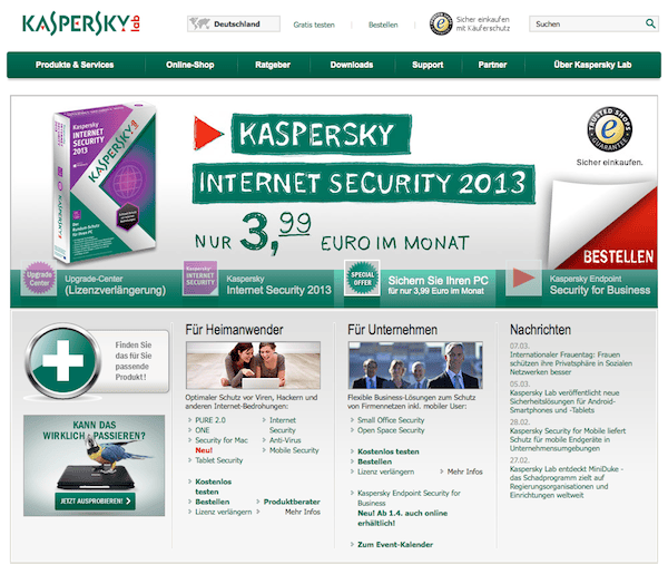 Kaspersky - Software Online Shop