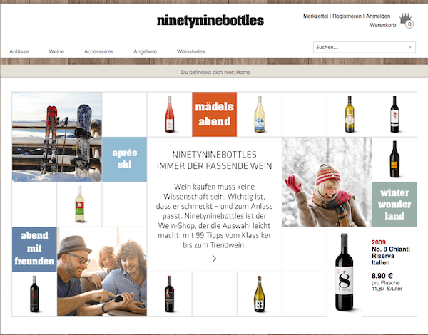 Ninetyninebottles - Wein  Online Shop