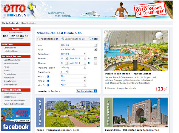 Otto Reisen - Urlaub online buchen