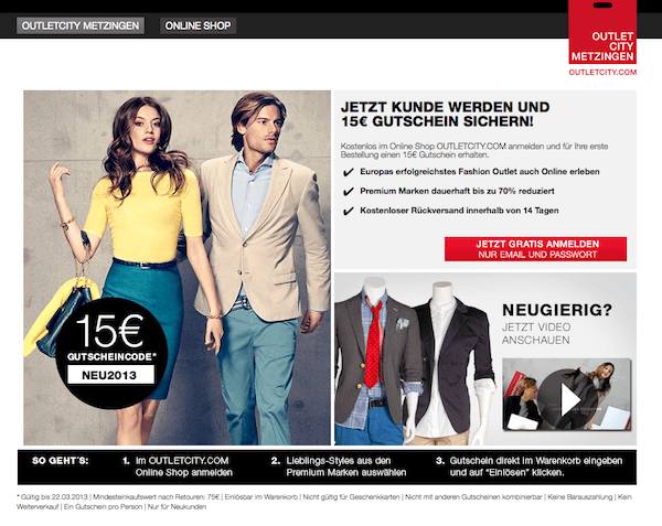Outletcity Metzingen - Mode und Accessoires Online Shop