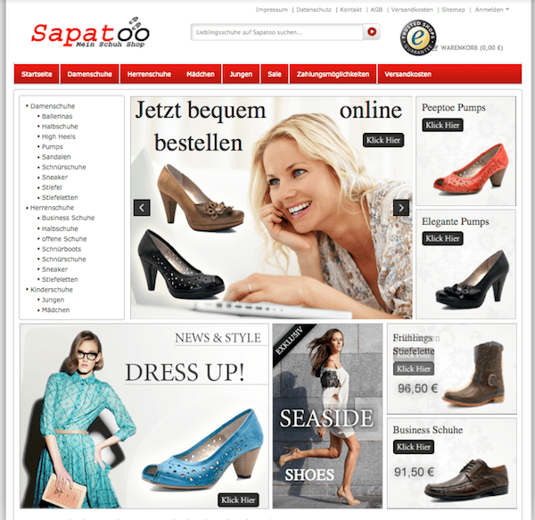 Sapatoo Schuhe Online Shop