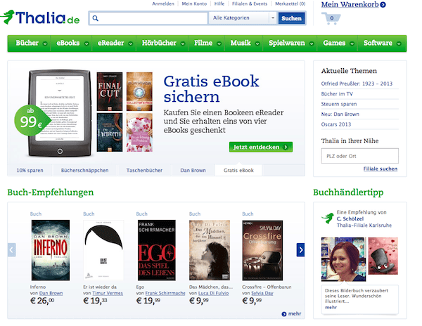 Thalia - Bücher online bestellen