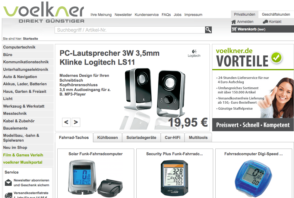 Elektronik günstig bei Völkner Onlineshop