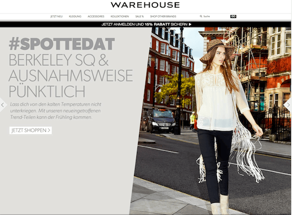 Warehouse - Damenmode Online Shop